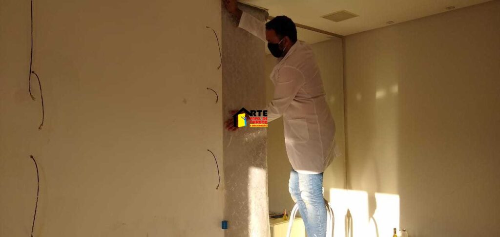 Colocação / Instalação Papel De Parede